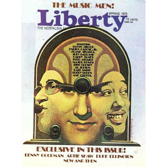 Liberty The Nostalgia Magazine Vintage Spring 1973 The Music Men! - Picture 1 of 1